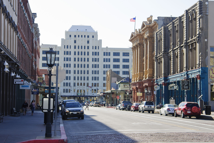 Galveston’s historic Strand District.